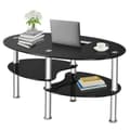 Miniatyrbillede 8 af 8: Kaffebord, 89x49x45 cm, Sort