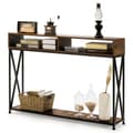 Miniatyrbild 8 av 8: Konsolbord, 47x9x31 tum, Brun