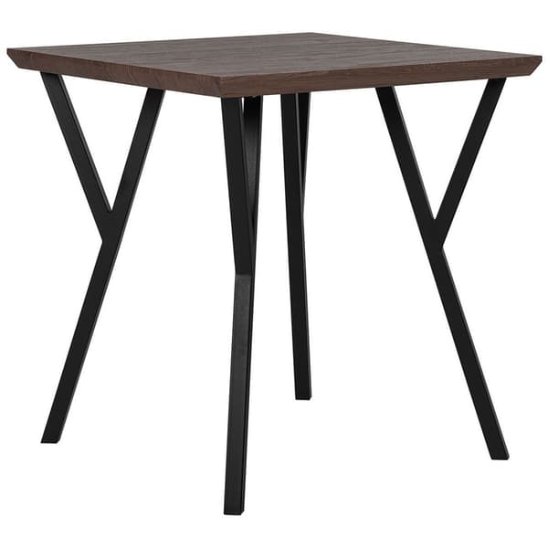 BRAVO matbord Mörkbrunt 70 cm 70 cm Lumarko!