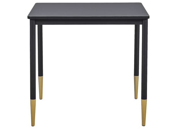 SHALFORD Matbord Svart 80 cm 80 cm Lumarko!
