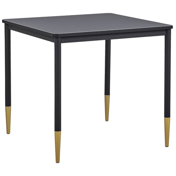SHALFORD Matbord Svart 80 cm 80 cm Lumarko!