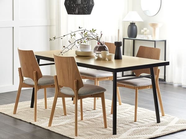 IVORIE matbord Ljus ask 180 cm 90 cm Lumarko!