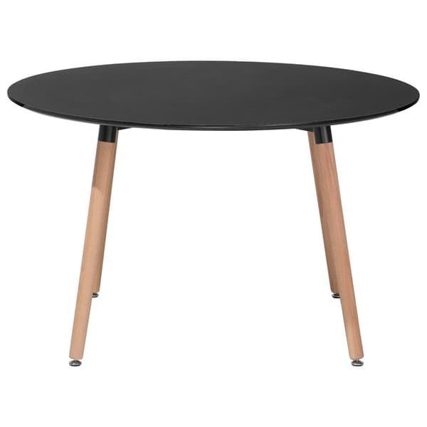 BOVIO Matbord Svart 120 cm 120 cm Lumarko!