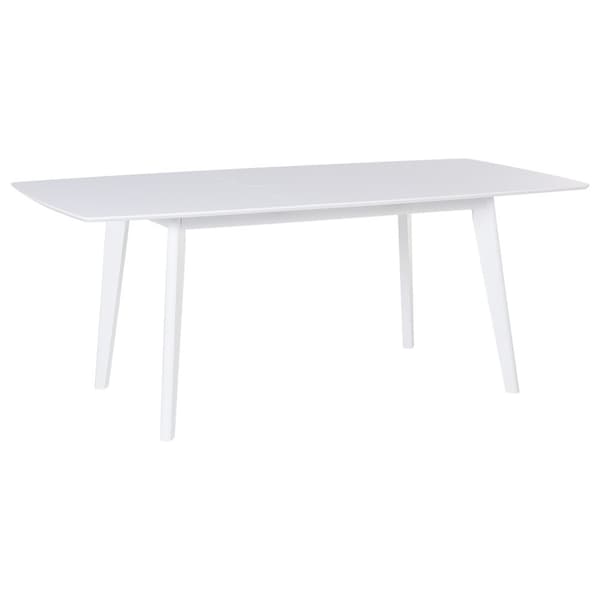 Jatkettava ruokapöytä SANFORD Valkoinen 150/195 cm 90 cm Lumarko!