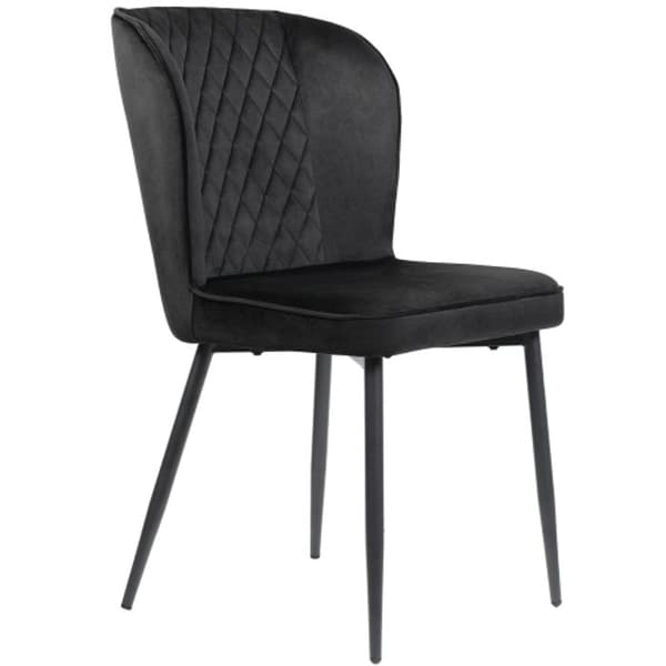 Matsalsset (bord 140 x 80 x 75 cm och 4 stolar) Bordsskiva i vit MDF, ben i guld V-form.