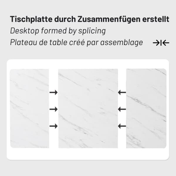 Matbordset 140×80×75cm Matbord med 4 stolar