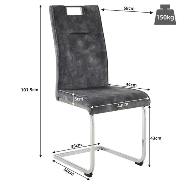 Matsalsstolar set, rektangulärt matsalsbord, brun trägraining, med 4 matsalsstolar