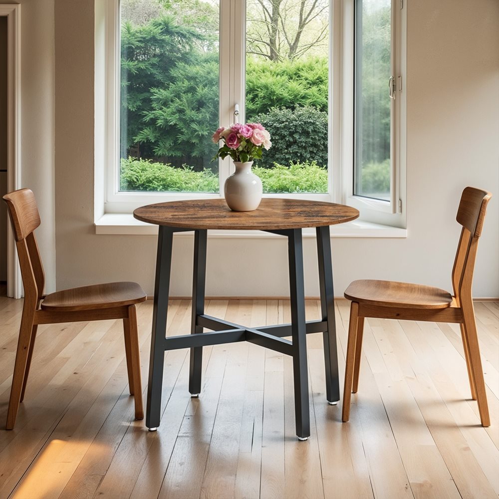 Spisebord, 80x75 cm, Brun