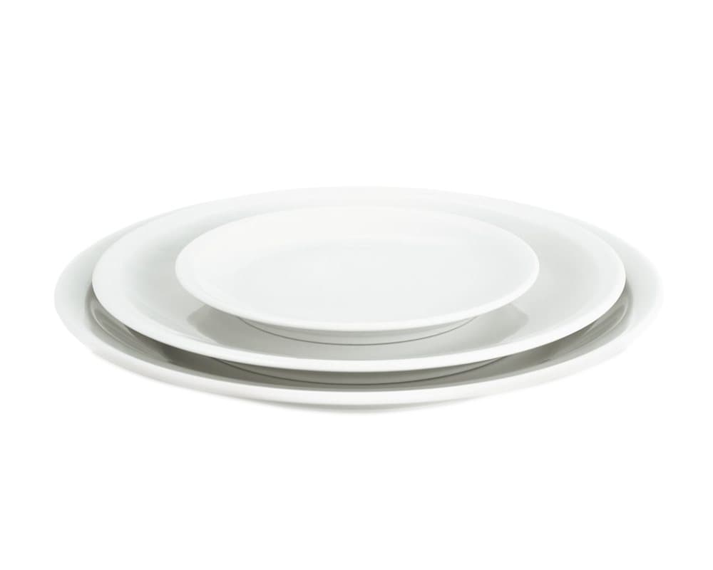Bourges tallrik flat vit, Ø 27 cm