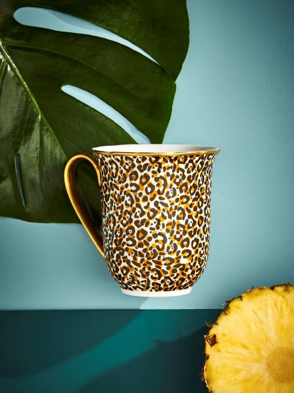 Creatures of Curiosity Mugg - Leopard 34cl