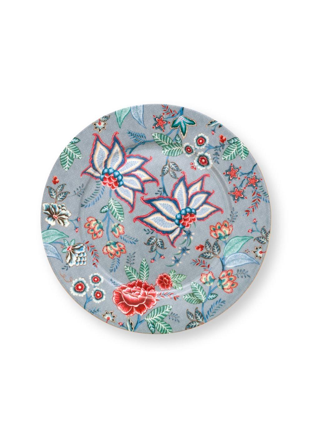 Flower Festival Tallrik 32 cm Light Blue