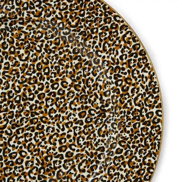Creatures of Curiosity Tallrik Leopard 30,5cm