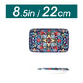 Miniatyrbillede 1 af 2: Serveringsplader, rektangulær form, keramisk materiale,8.5 tommer 6PCS