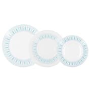 Spisestel Arcopal Abrar Blå Hvid Glas (18 Dele)