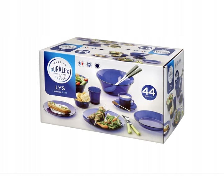 Duralex Lys Saphir middag och kaffeservering 44 st