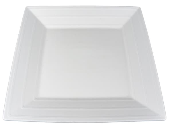Spisestel i porcelæn B001 Tallerken og skål - 12 dele