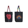 Miniatyrbillede 1 af 3: Tekstil pose DKD Home Decor Sort Polyester Nylon 43 x 15 x 40 cm (2 enheder)