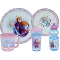 Miniatyrbillede 1 af 6: Disney Frozen servisset - FUN HOUSE - 006379 - Djup tallrik, platt tallrik, mugg, flaska och tumlare med sugrör