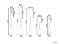 Miniatyrbillede 3 af 5: Bestiksæt flerfarvet rustfrit stål sæt med 30 dele til 6 personer ske gaffel kniv gaffel moderne design