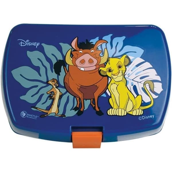 Disney The Lion King servisset - FUN HOUSE - 006360 - Glas, djup tallrik, platt tallrik, mugg, flaska, bestickssnackbox