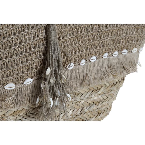 Strandväska DKD Home Decor 53 x 15 x 51,5 cm Naturell Sjögräs
