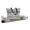 Pikkukuva 2 / 4: Rantalaukku DKD Home Decor Sininen Ruskea Vihreä Harmaa Mintunvihreä PVC Kangas 44 x 23 x 62 cm (2 osaa)