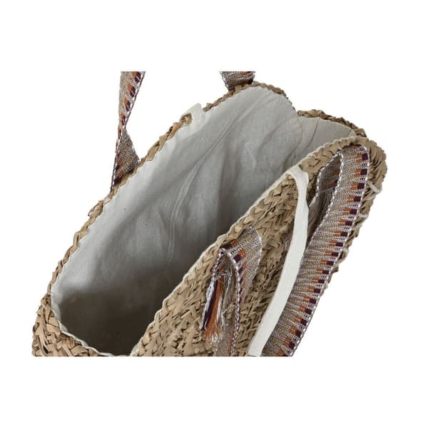Olkalaukku DKD Home Decor 41 x 10 x 66 cm Ruskea Oranssi Vihreä Meriruoho (2 osaa)