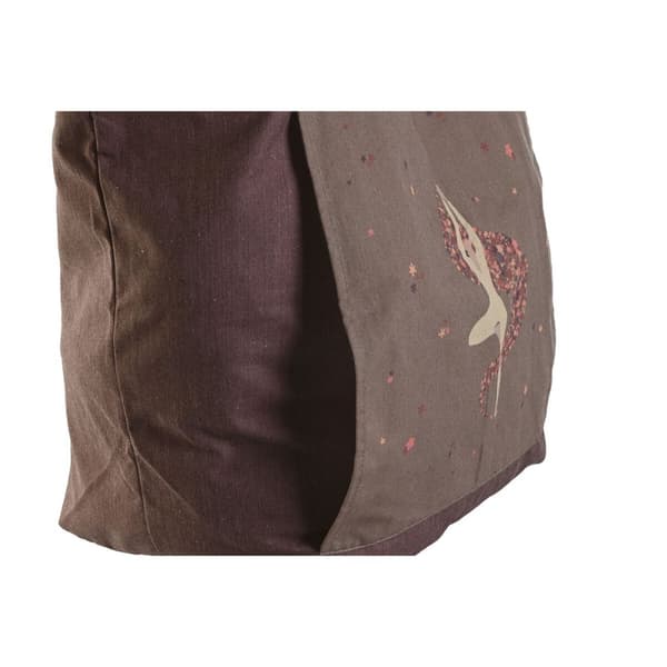 Kangaskassi DKD Home Decor Ruskea Vihreä Burgundi Kangas 68 x 30 x 55 cm (3 osaa)