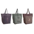 Pikkukuva 1 / 4: Kangaskassi DKD Home Decor Ruskea Vihreä Burgundi Kangas 68 x 30 x 55 cm (3 osaa)
