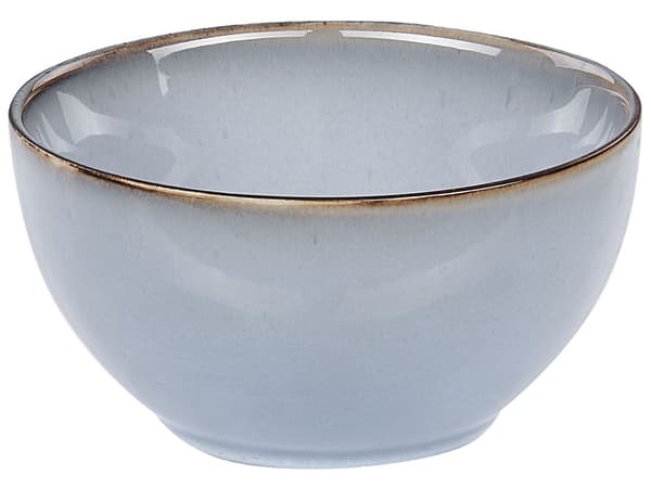 Set om 16 delar Ljusblått stengods Kaolin Handgjord Reaktiv glasyr Finish Servering för 4 personer Hammareffekt Kök Matsal