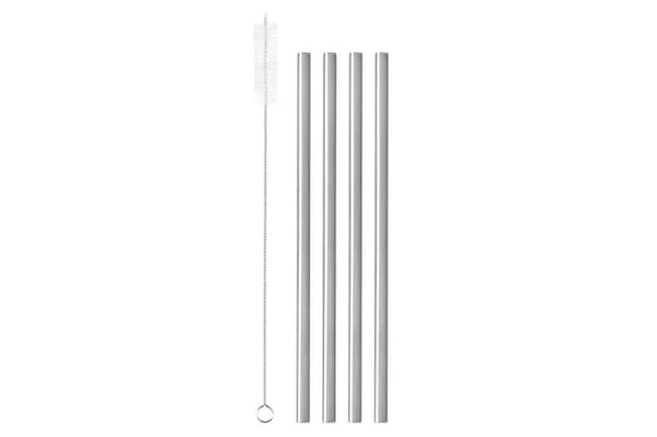 Maku Sugrör, rostfritt stål 8 mm 4-pack
