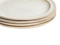 Miniatyrbilde 11 av 11: Sett med 12 Deler Lysebeige Steintøy Kaolin Håndlaget med Reaktiv Glasur Finish Service til 4 Personer Kjøkken Spisestue