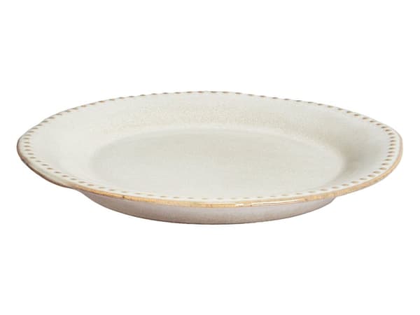 Sett med 12 Deler Lysebeige Steintøy Kaolin Håndlaget Reaktiv Glasur Finish Service til 4 personer Kjøkken Spisestue