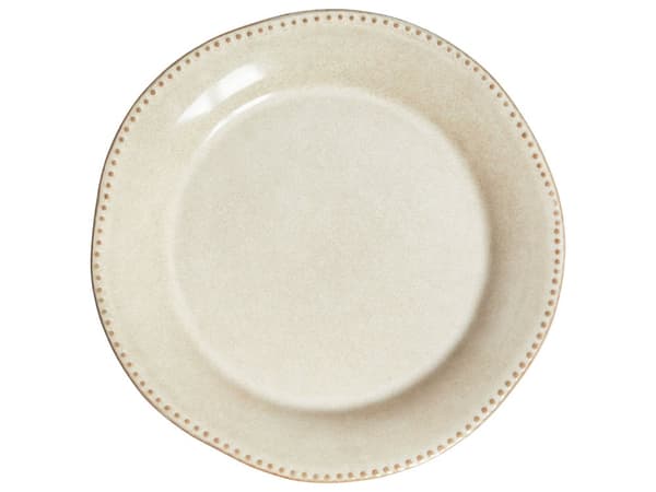 Sett med 12 Deler Lysebeige Steintøy Kaolin Håndlaget Reaktiv Glasur Finish Service til 4 personer Kjøkken Spisestue