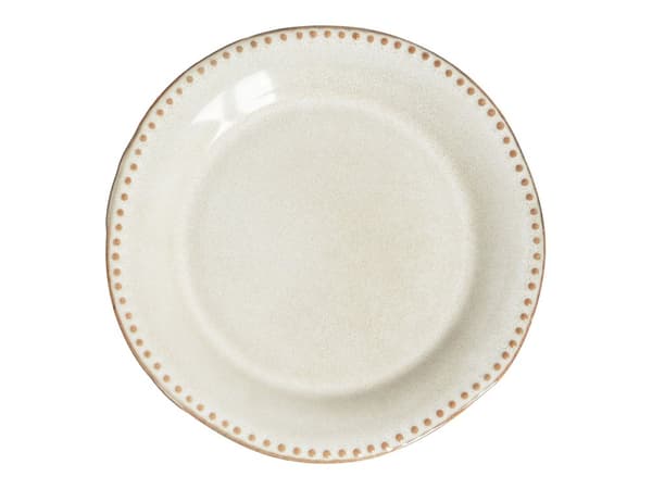 Sett med 12 Deler Lysebeige Steintøy Kaolin Håndlaget Reaktiv Glasur Finish Service til 4 personer Kjøkken Spisestue