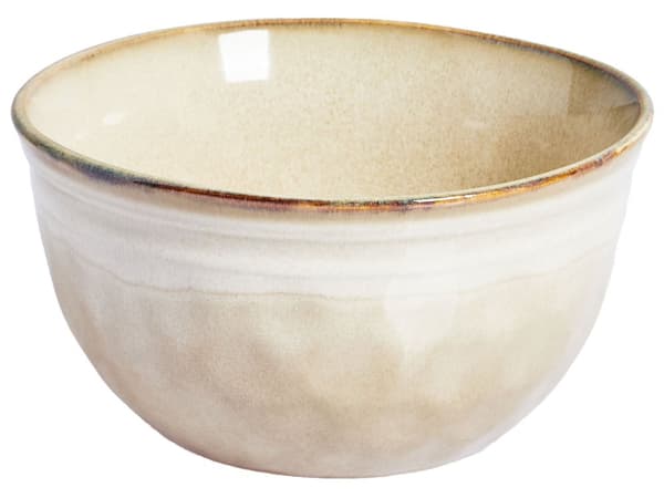 Set om 12 Delar Ljusbeige Stengods Kaolin Handgjort Reaktiv Glasyr Finish Service för 4 Personer Kök Matsal