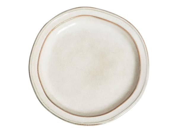 Set om 12 Delar Ljusbeige Stengods Kaolin Handgjort Reaktiv Glasyr Finish Service för 4 Personer Kök Matsal