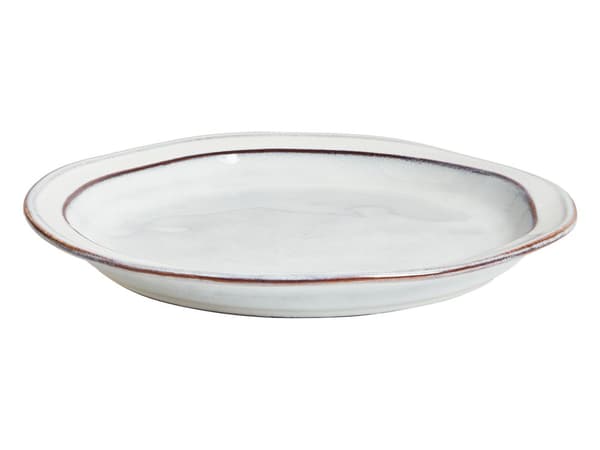 Set om 12 Delar Ljusgrått Stengods Kaolin Handgjort Reaktiv Glasyr Finish Service för 4 Personer Kök Matsal