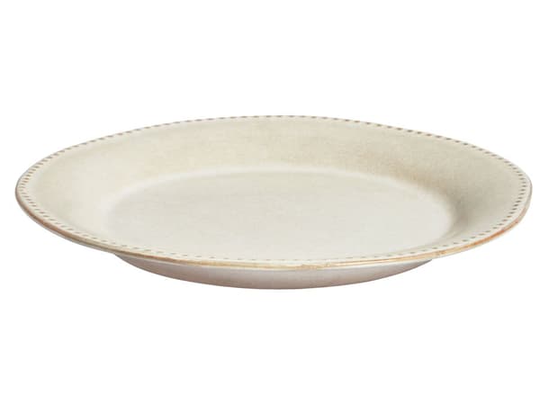 Set om 12 Delar Ljusbeige Stengods Kaolin Handgjort Reaktiv Glasyr Finish Service för 4 Personer Kök Matsal