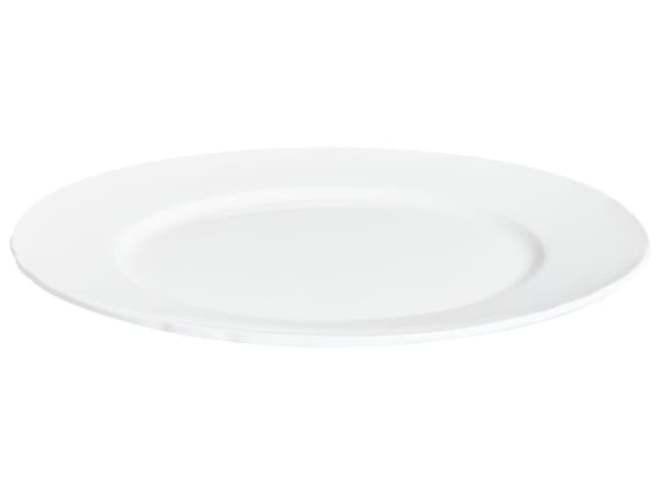 Servisesett Hvit Porselen Kaolin 16 deler 4 personer Blank finish Håndlaget Klassisk design Middagsservise Tallerkener og skåler