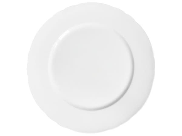 Servisesett Hvit Porselen Kaolin 16 deler 4 personer Blank finish Håndlaget Klassisk design Middagsservise Tallerkener og skåler