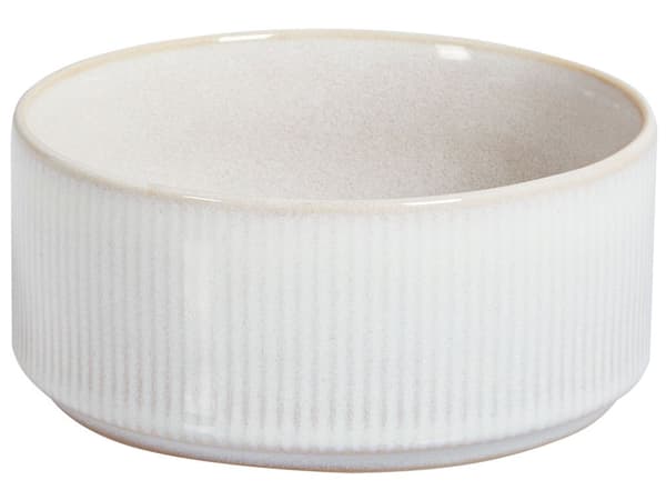 Set om 12 Delar Off-White Stengods Kaolin Handgjord Reaktiv Glasyr Finish Service för 4 Personer Kök Matsal