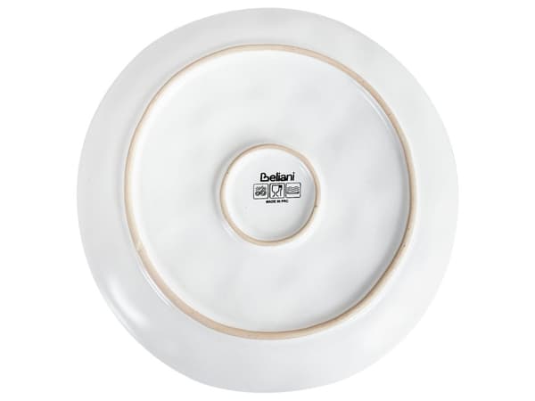 Dessert Tallerken Lysegrå Stentøj 21 cm sæt af 4 Frokosttallerkener Reaktiv Glasur Forretstallerken Håndlavet Kagetallerken Design Stel