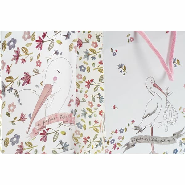 Papperskasse DKD Home Decor Plast 2 Delar