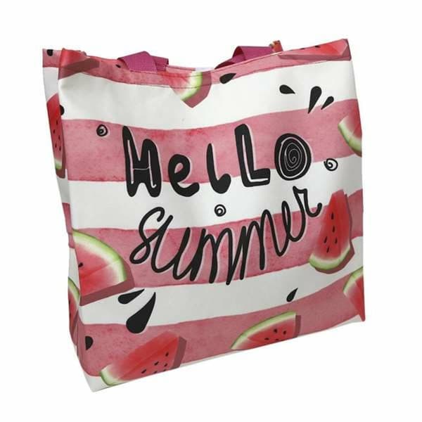 Strandtaske Secaneta 48 x 33 x 14 cm Vandmelon