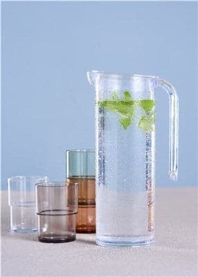 Day Vandkande med 4 drikkeglas 1l