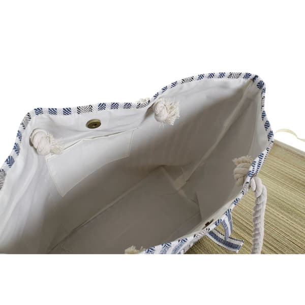 Strandväska DKD Home Decor Röd Blå Polyester (50 x 16 x 36 cm) (2 antal)