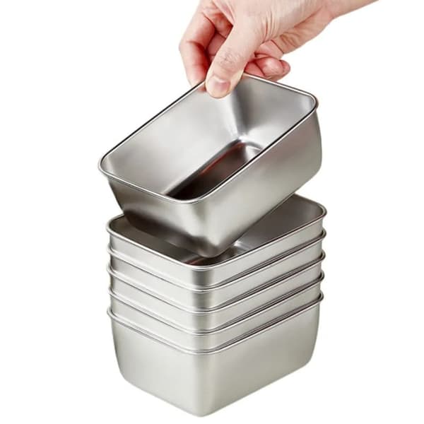 Edelstahl picknickbox för livsmedelslagring, sittad kylbox, ideal för utomhusanvändning
