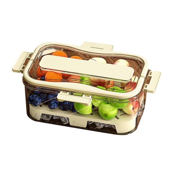 Bärbart Crisper-Box, utomhus, camping, picknick, frukt-brödbox, ren lagring