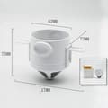Miniatyrbild 2 av 4: Utomhus campingkaffefilter, dubbelväggad Edelstahlkaffedryckare, teleskopdroppare utan filt, kaffefilterkopp